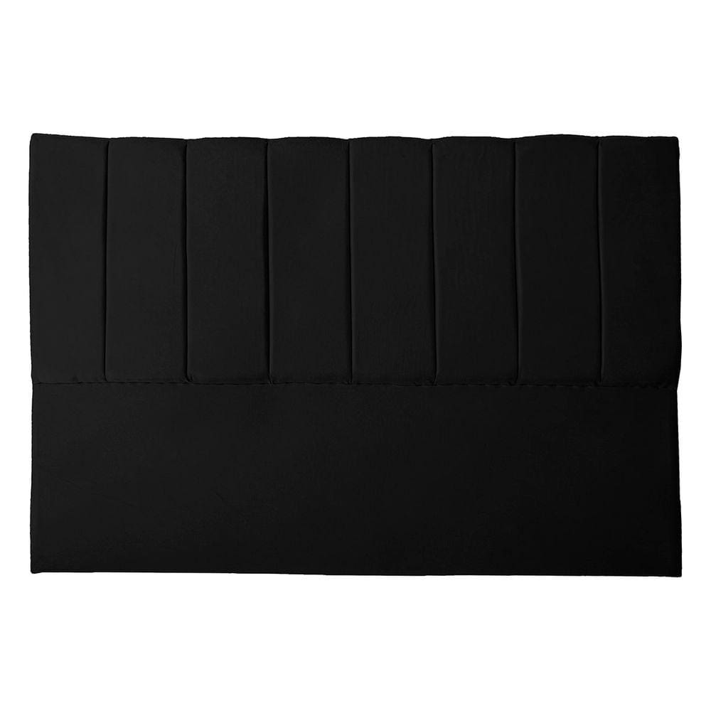 Cabeceira Casal King Estofada para Cama Box Dália Suede preto