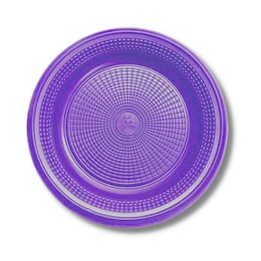 Prato  Descartavel (15 Cm.) Roxo  C/ 10