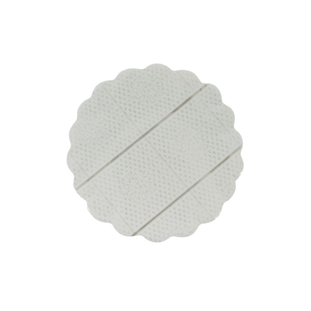Tapetinhos Branco Fundo Rendado Para Doces 7 Cm. C/ 100 Un.