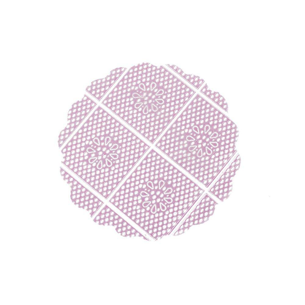 Tapetinhos Rosa Fundo Rendado Para Doces7 Cm. C/ 300 Un.