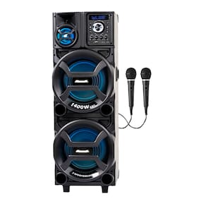 Caixa de Som Amplificada ACA 1402 Titan 1400w-Bivolt 2 MIC