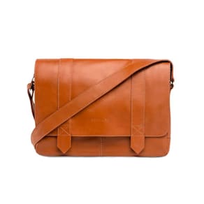 Pasta de couro Nordweg - Messenger Bag - Italiano Caramelo - para Notebook - NW066B.CA