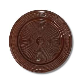 Prato  Descartavel (15 Cm.) Marrom  C/ 1