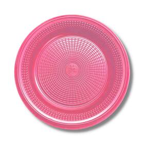 Prato  Descartavel (15 Cm.) Rosa  C/ 10