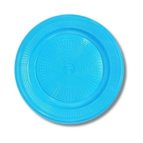 Prato Descartavel (18 Cm.) Azul Claro C/ 10 Un.