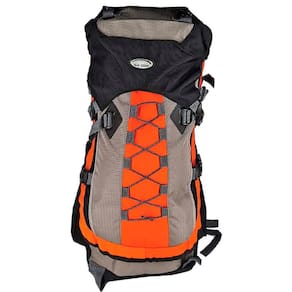 Mochila Cargueira Para Trekking 60 Litros 6103 Cor:LARANJA