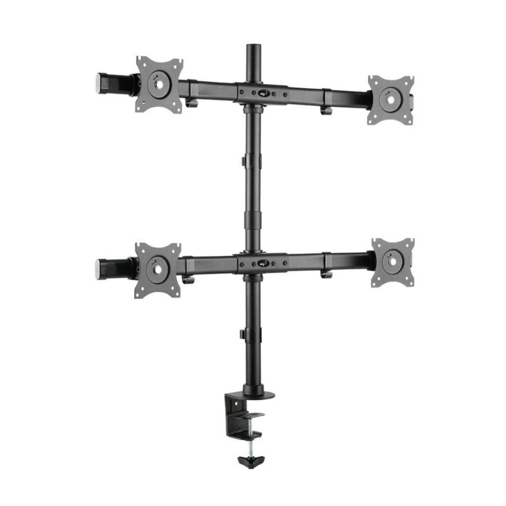 Suporte para 4 Monitores / TVs até 27 ELG, com Regulagem de Altura e Ângulo, Padrão VESA, F160ND4