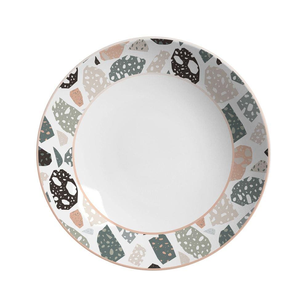 Conjunto com 6 Pratos Fundo Coup Granite Ø25cm
