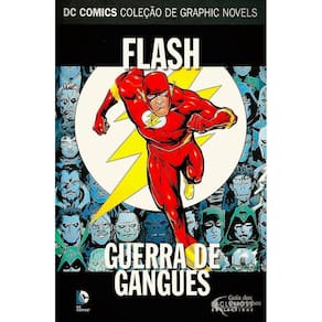 HQ Dc Graphic Novels 56 - Flash Guerra De Gangues | Geoff Johns, Howard Porter | Capa Dura