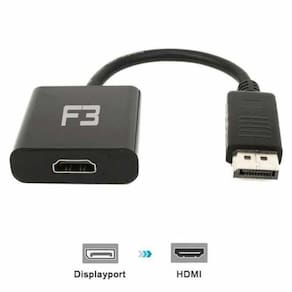 Cabo Displayport Macho Para Hdmi Femea Jc Cb Dmi F3