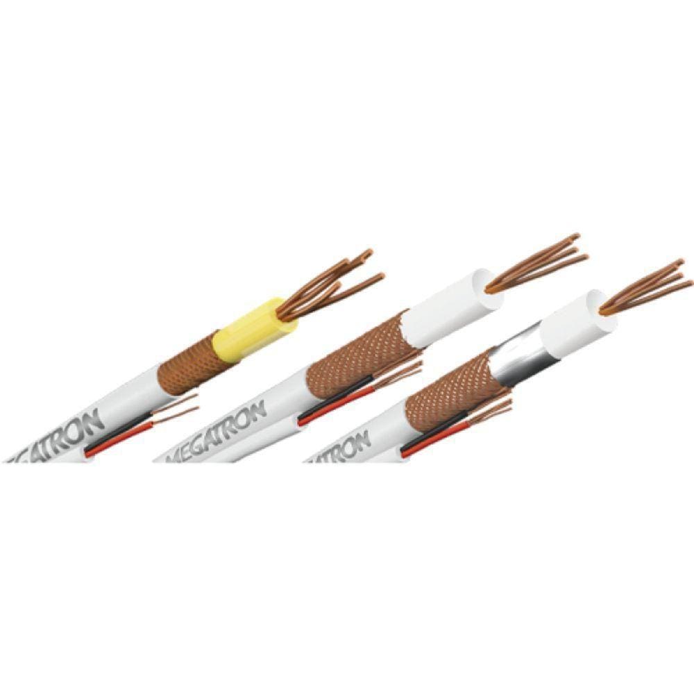Cabo Flexivel Cftv Coaxial Rf Megatron 0 4 2 5mm 75ohms 2x26