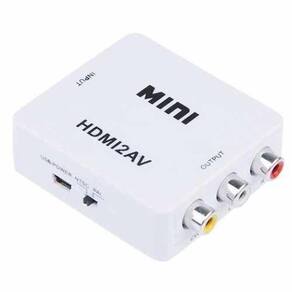 Mini Adaptador Conversor Hdmi Para Video Composto Rca Av - Hdmi2av