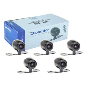 Kit 5 Câmera De Ré/Frontal Roadstar Univ.2x1 (Borboleta e Furar) - RS201BR
