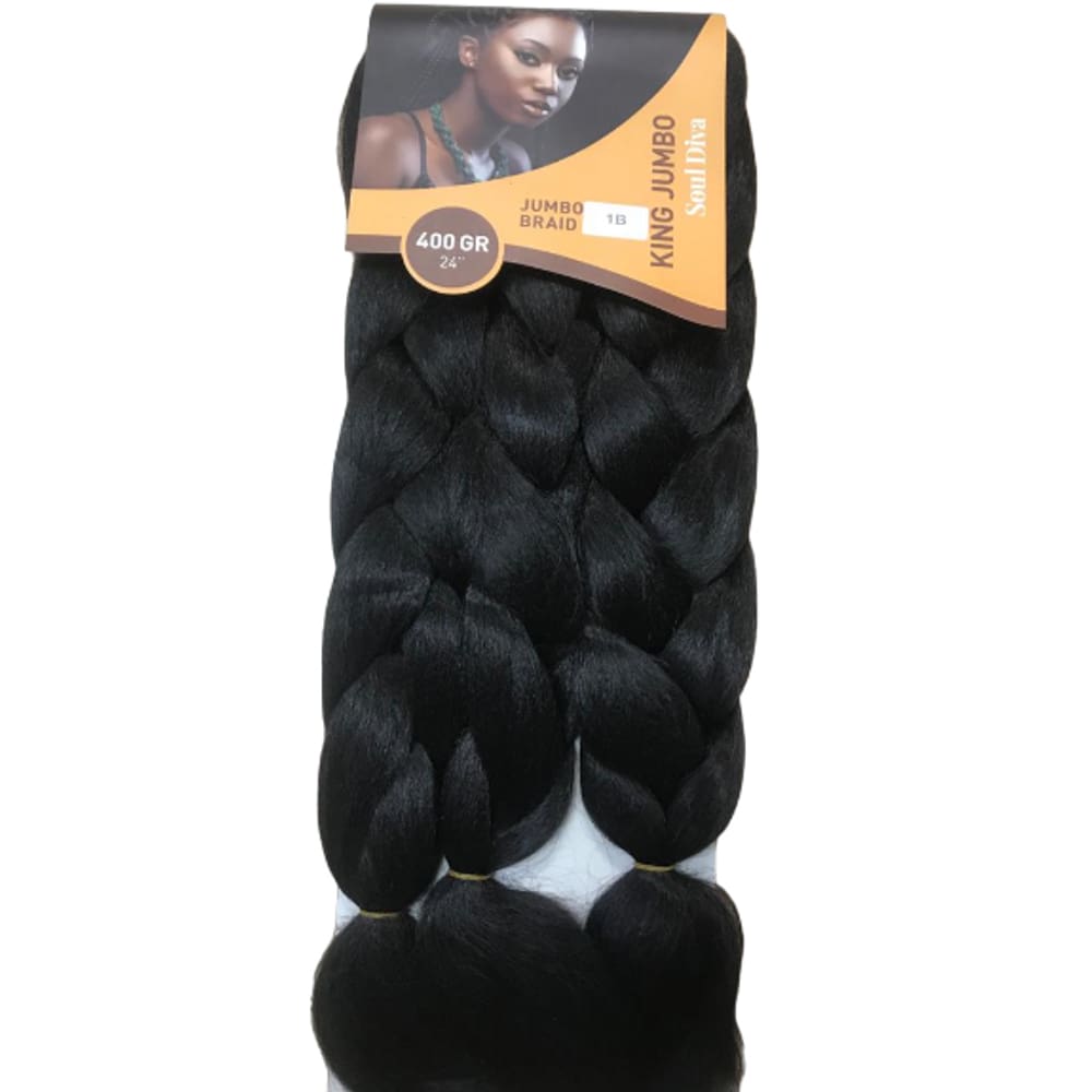 Jumbão Cabelo Jumbo Hiperx 400 Gramas Box Braids Trança Ombré MT2