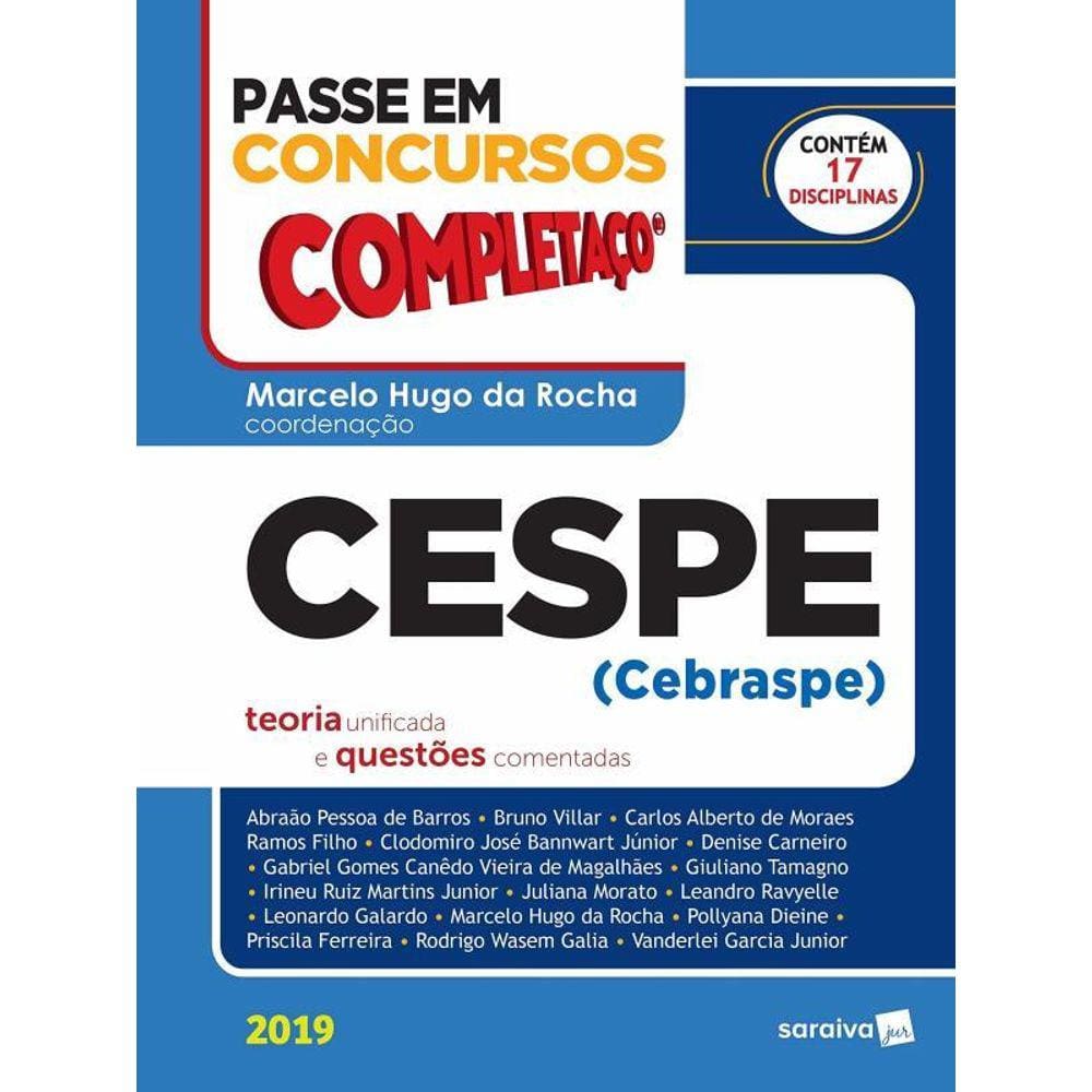 Passe Em Concursos - Completaço - Cespe (Cebraspe)