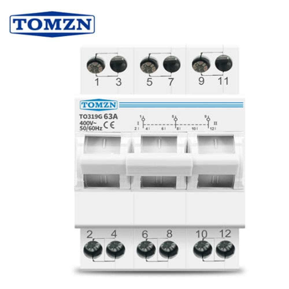 Chave de Transferência Manual 63A 3 Polos Tomzn