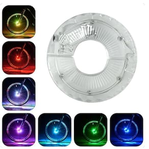 Luz Cubo de Roda Bike Colorido LEAO1405 a Prova D`água