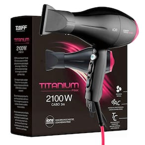 Taiff Secador Titanium Ion Rosa 2100W 220V