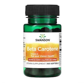 Beta Carotene, 25,000iu, 100 Softgels, Swanson
