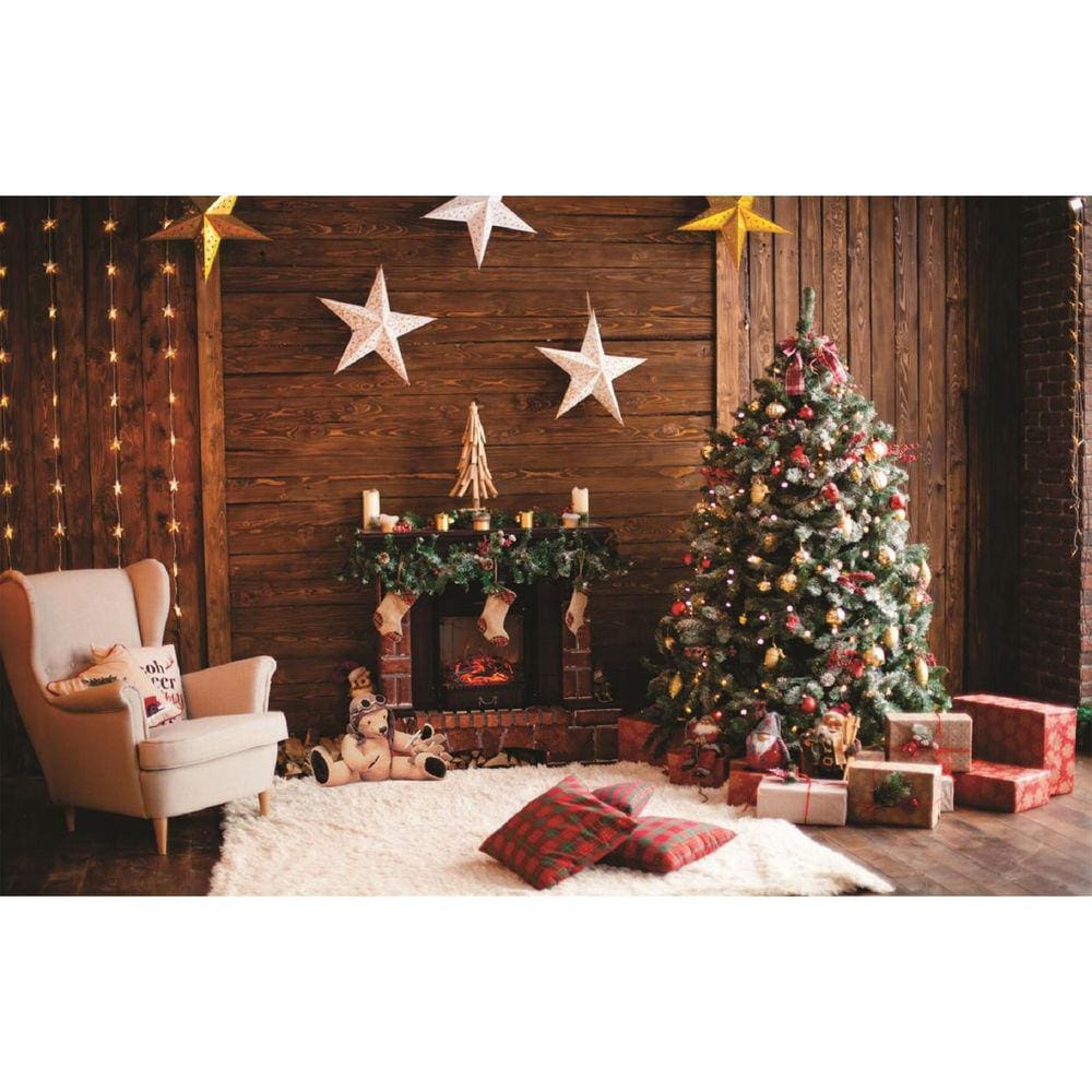 Fundo Fotográfico Em Tecido Natal 2,80X1,50