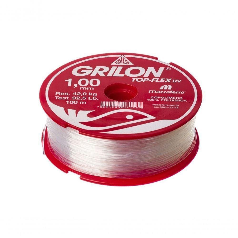 Linha Pesca Grilon Uv Br 1,00Mmx100M