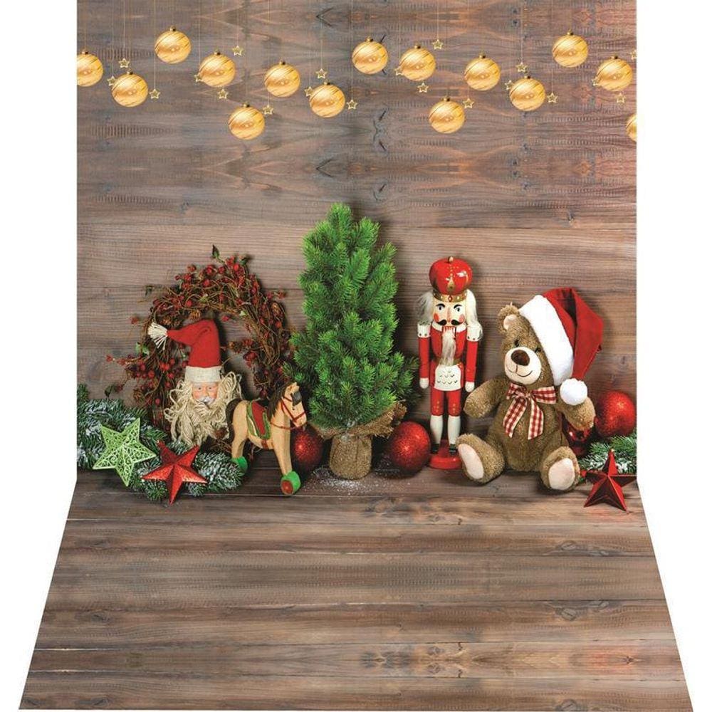 Fundo Fotográfico Newborn Em Tecido Natal 1,50X2,20