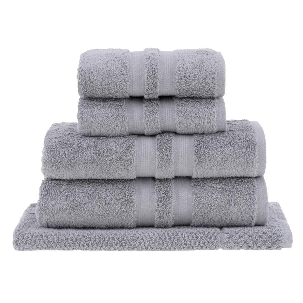 Toalhas Banho/Rosto Buddemeyer Egípcio Cinza - 5 Peças