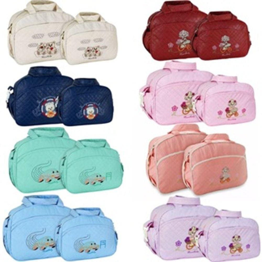 Kit Bolsa Maternidade 2 Peças Bebê Recém Nascido - Mave Baby