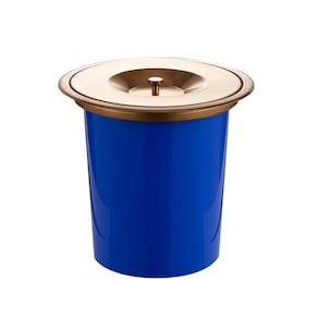 Lixeira De Embutir Para Bancada 5 Litros Aço Inox 304 Pingoo.casa - Dourado Rose Escovado