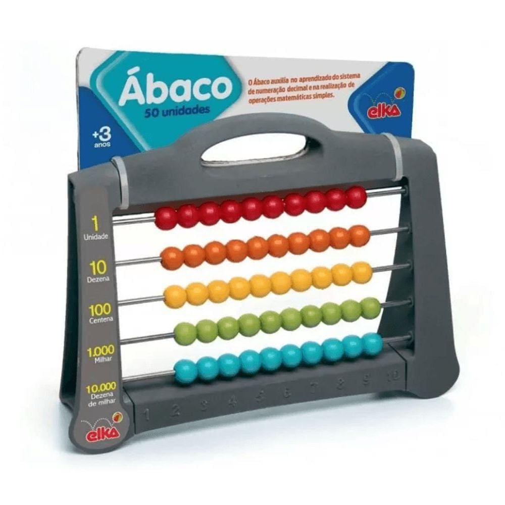 Jogo Educativo ábaco C-50 Bolinhas - Elka