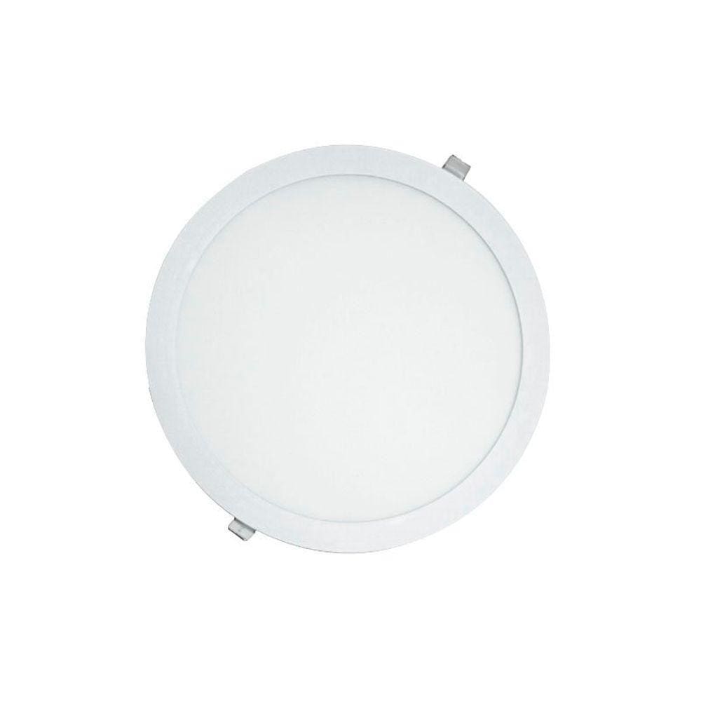Painel De Led Embutir 18w Redondo Branco 3000k Bellalux 18w 3000k Embutir