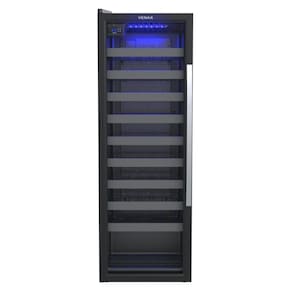 Adega de Vinhos Venax 50 Garrafas Piubella Preto Porta Invertida