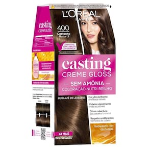 Tintura Casting Creme Gloss 400 Castanho Natural - L`oréal