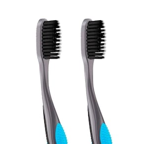 Escova Dental Colgate Contra Bactérias 360º Black Carvão Embalagem 2 Unidades