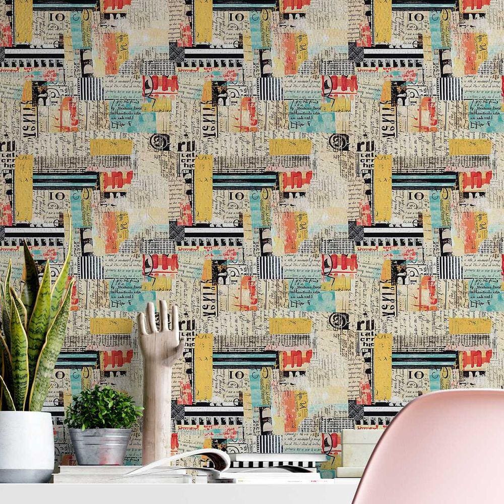 Papel de Parede Auto adesivo Lambe lambe Colagem personalizada Vinil Decorativo Lavavel Quarto 9m