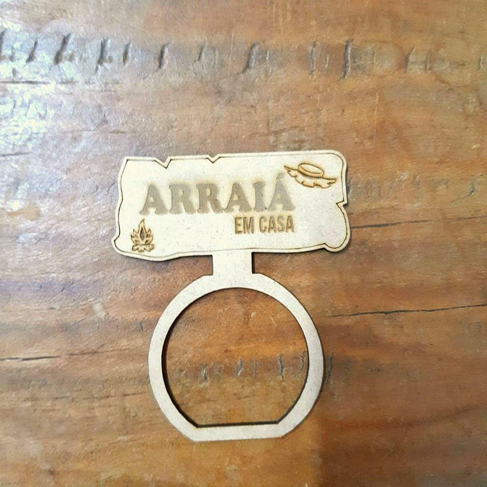Porta Guardanapo Lovely Arraiá Em Casa De MDF