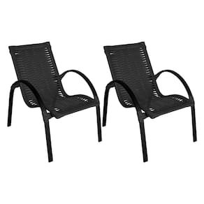 Conjunto de 2 Cadeiras para Área Externa Garden em Alumínio Pintado