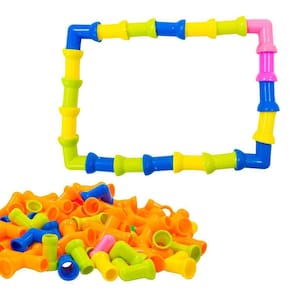 Brinquedo Montar Interativo Plástico 85 Peças