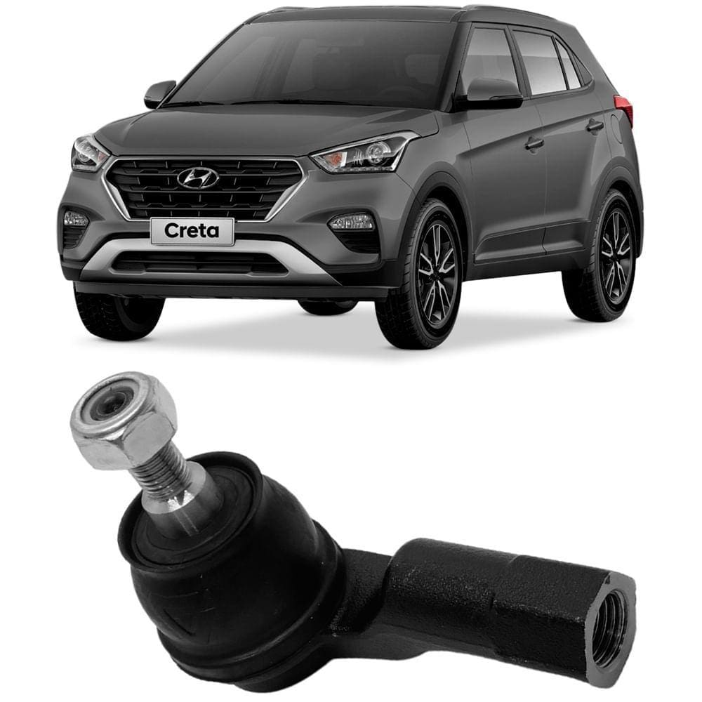 Terminal Direção Motorista Hyundai Creta 2017 a 2023 Viemar
