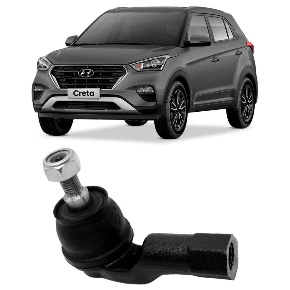 Terminal Direção Passageiro Hyundai Creta 2017 a 2023 Viemar