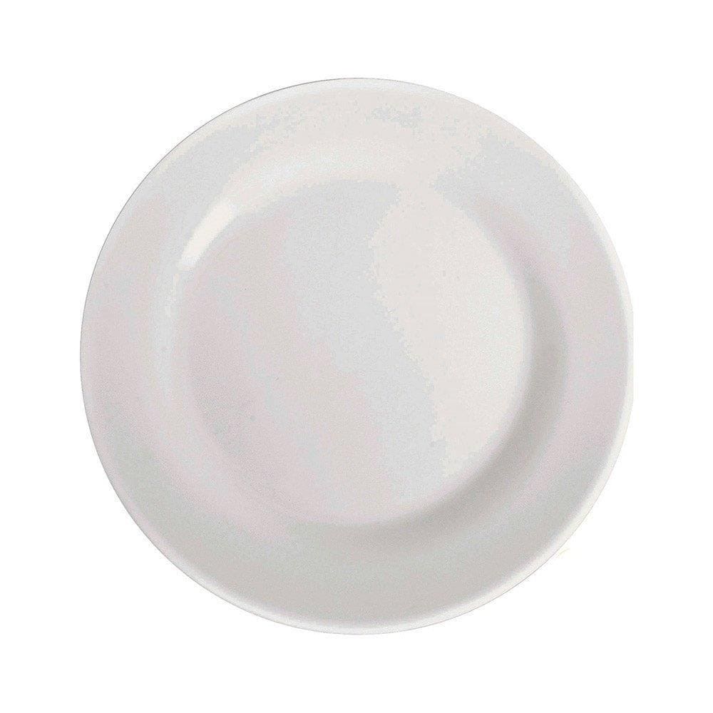 Conjunto de Pratos Sobremesa Nadir Vidro Branco Opaline Menu 24 peças