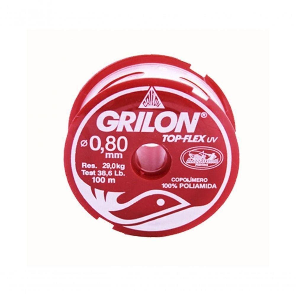 Linha Pesca Grilon Uv Br 0,80Mmx100M