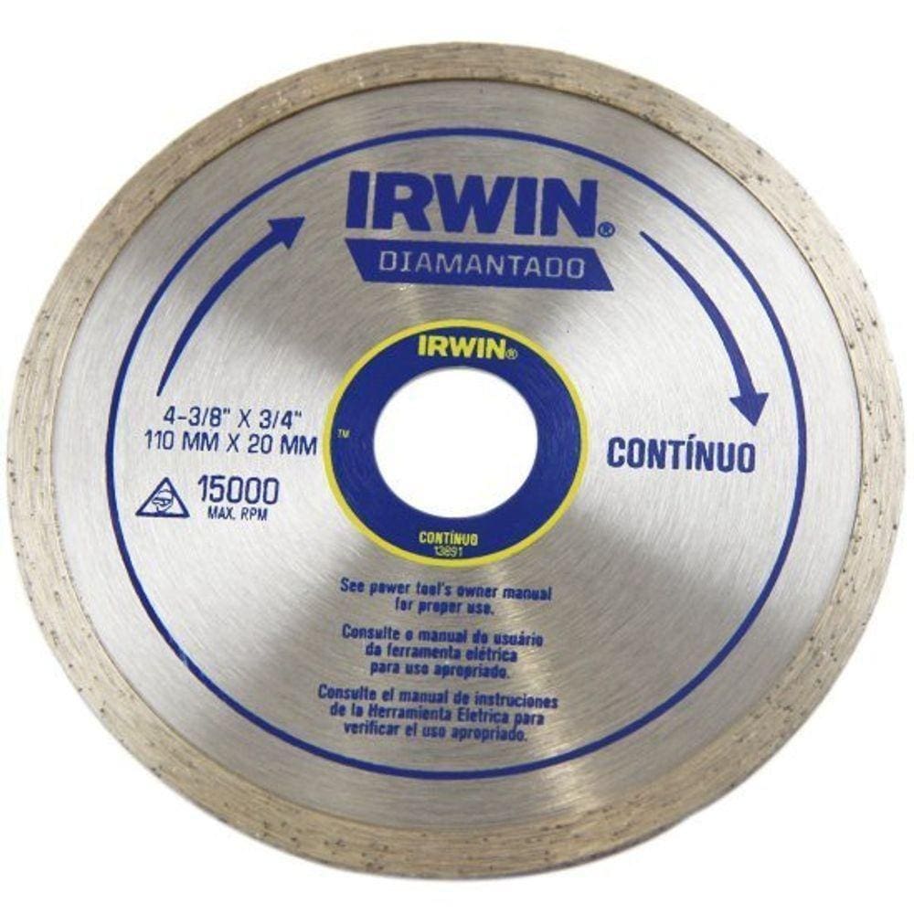 Disco Diamantado Contínuo 110 X 20 Mm - Irwin