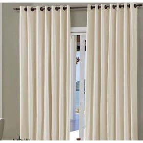 Cortina Poliéster c/ Forro PVC 2,60m x 1,70m - Varão Maior - Alta Qualidade