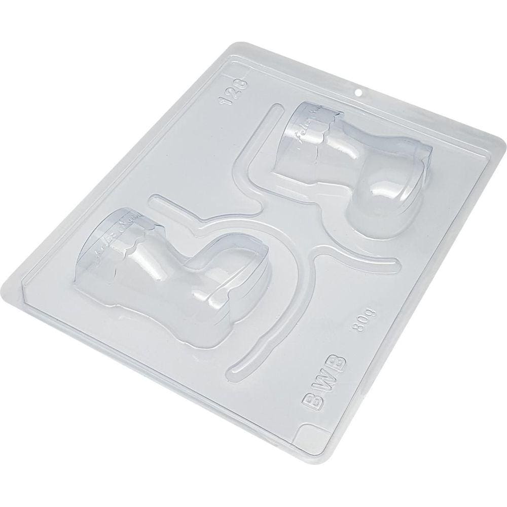 Forma Silicone Bota De Natal Para Confeitaria E Chocolate