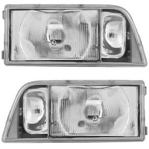 Par Farol GM D20 93 a 96 Foco Simples Com Auxiliar Milha