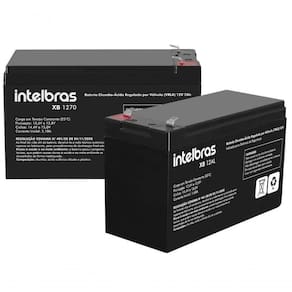 Bateria Selada Intelbras 12v 7ah 1270 Para Nobreak E Alarmes