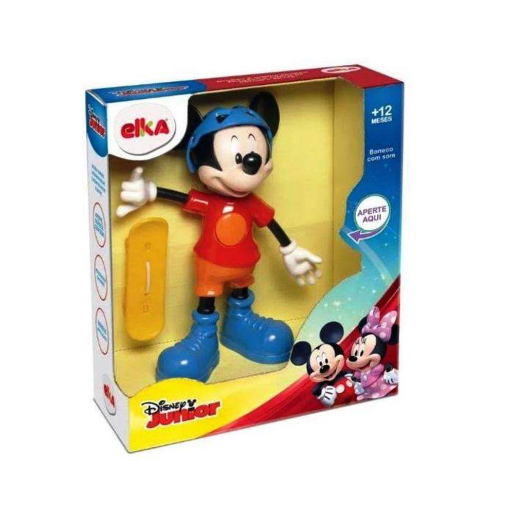 Boneco e Personagem Mickey Radical Frases 25 Cm, Elka,