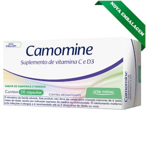 Vitamina C D3 Cx/20 Caps (Camomine)