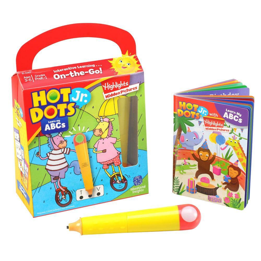 Pasta de exercícios Educational Insights Hot Dots Jr. Aprend
